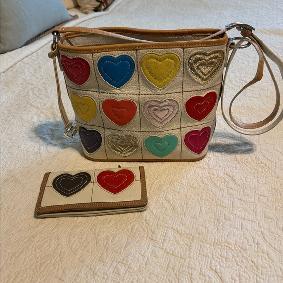 Brighton special valentines edition shoulder bag and wallet - Picture 1 of 16